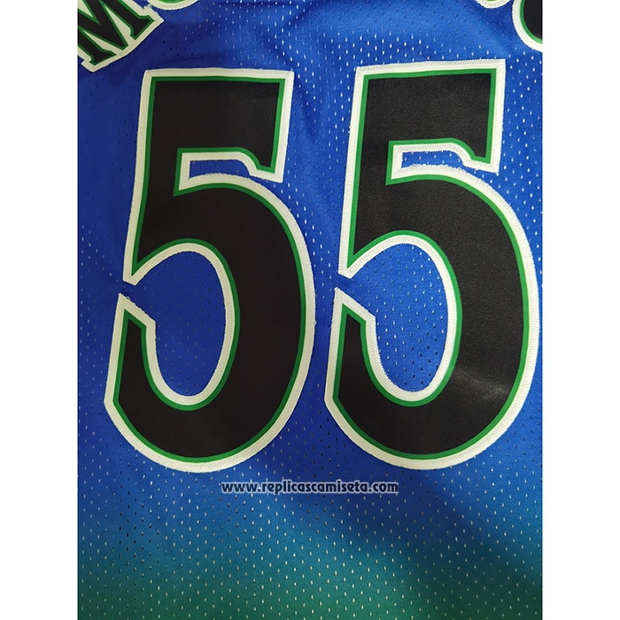 Camiseta Atlanta Hawks Dikembe Mutombo #55 Mitchell & Ness 1996-97 Verde